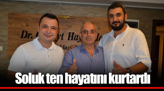 Soluk ten hayatını kurtardı