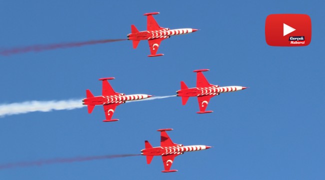 Türk Yıldızları, Aksaray semalarında nefesleri kesti