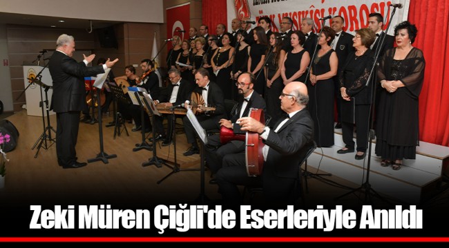 Zeki Müren Çiğli'de Eserleriyle Anıldı