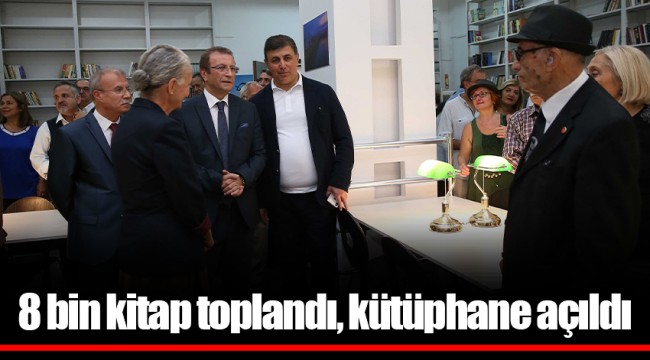 8 bin kitap toplandı, kütüphane açıldı