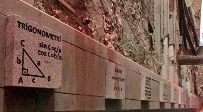 Ankara kaldırımlarında trigonometri formülü