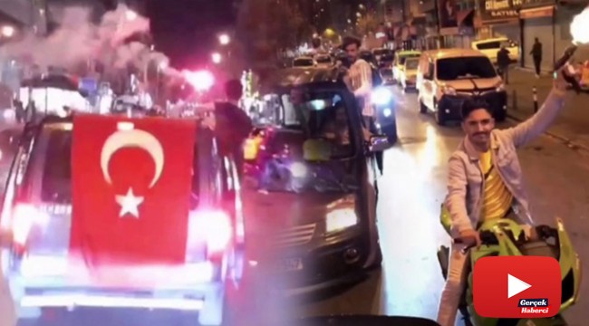 Asker eğlencelerinde magandalar trafikte havaya ateş açtı