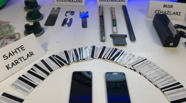 Banka kartlarından milyonluk vurgun