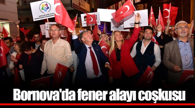 Bornova'da fener alayı coşkusu