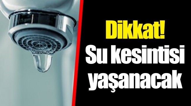 Buca'da su kesintisi