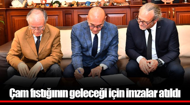 Çam fıstığının geleceği için imzalar atıldı