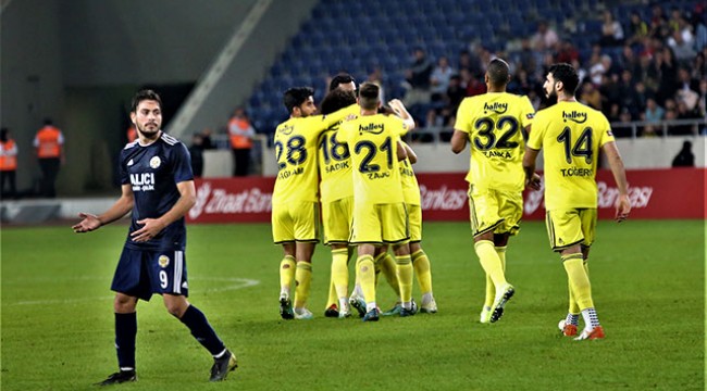 Fenerbahçe rahat turladı