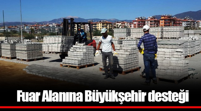 Fuar Alanına Büyükşehir desteği