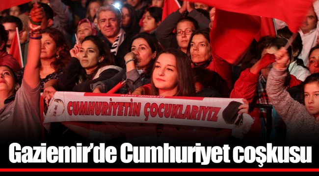 Gaziemir’de Cumhuriyet coşkusu
