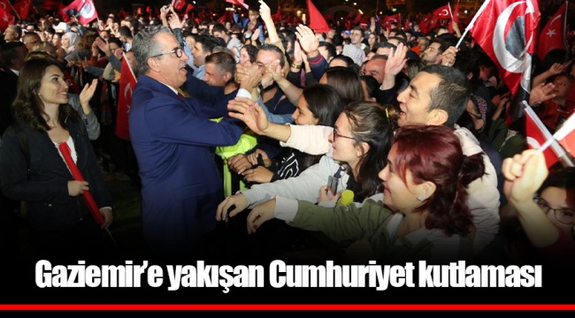 Gaziemir’e yakışan Cumhuriyet kutlaması