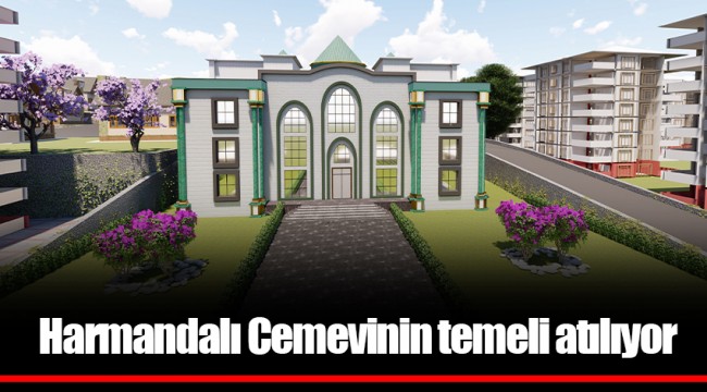 Harmandalı Cemevinin temeli atılıyor