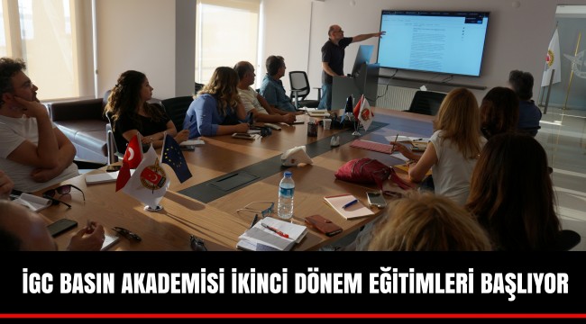 İGC BASIN AKADEMİSİ İKİNCİ DÖNEM EĞİTİMLERİ BAŞLIYOR