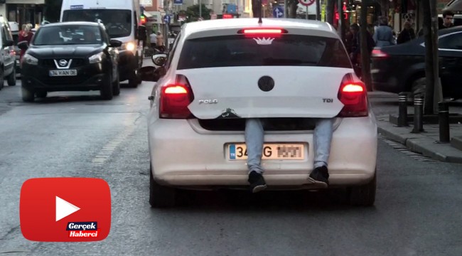 İstanbul’da trafikte şoke görüntü