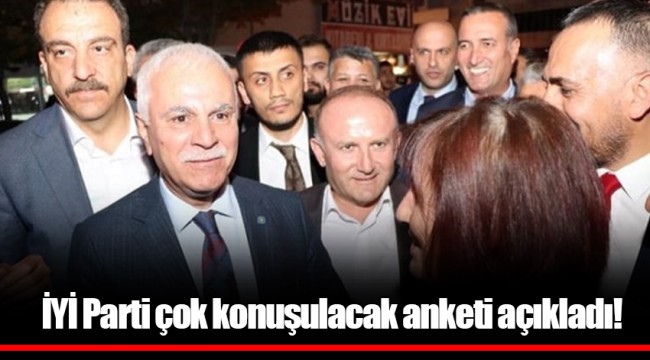 İYİ Parti çok konuşulacak anketi açıkladı!