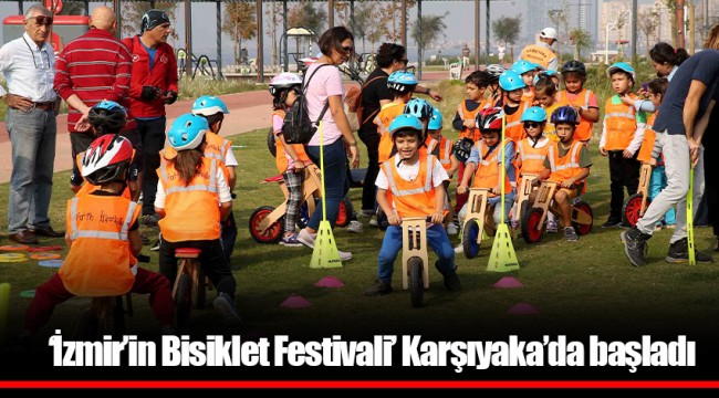 ‘İzmir’in Bisiklet Festivali’ Karşıyaka’da başladı