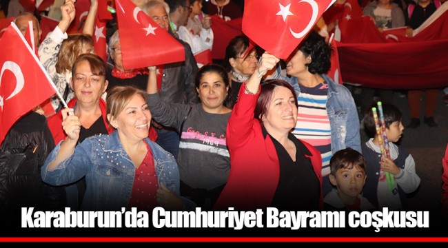 Karaburun’da Cumhuriyet Bayramı coşkusu