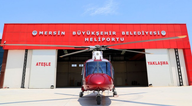 Mersin Belediyesi'nden satılık helikopter