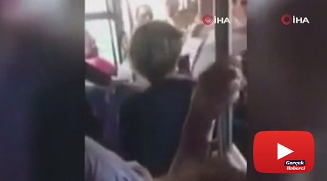 Metrobüsteki kavga cep telefonu kamerasında
