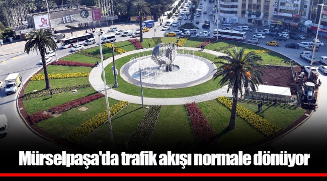 Mürselpaşa'da trafik akışı normale dönüyor