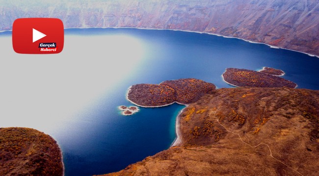 Nemrut krater gölü ve dağı eşsiz manzarası ile büyülüyor