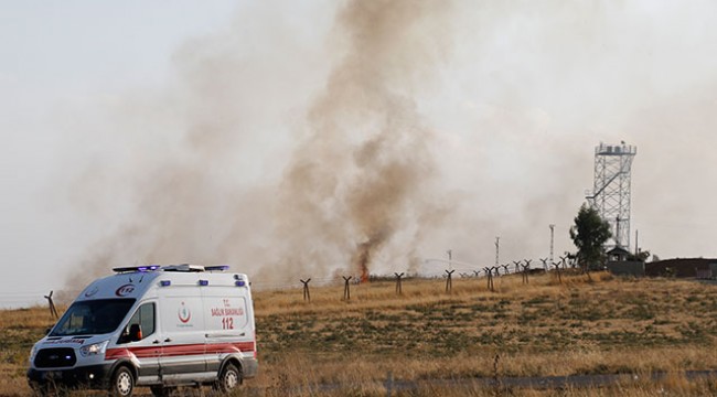 Nusaybin'e 4 havanlı saldırı: 1 asker yaralı