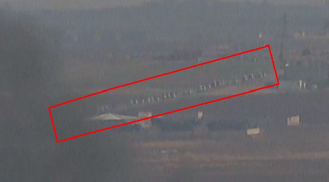 PKK/YPG'lilerin güvenli bölgeden çekilme anları kamerada!