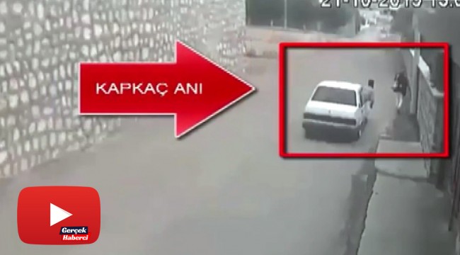 Plakasız araçla kapkaç yapan 2 kişi operasyonla yakalandı