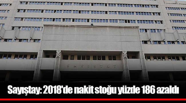 Sayıştay: 2018'de nakit stoğu yüzde 186 azaldı