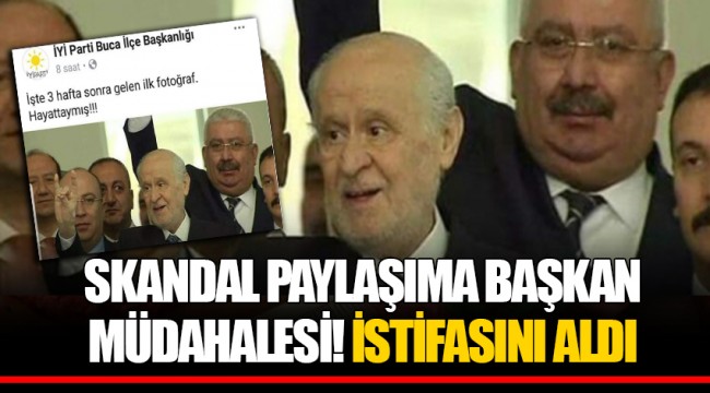 SKANDAL PAYLAŞIMA BAŞKAN MÜDAHALESİ! İSTİFASINI ALDI