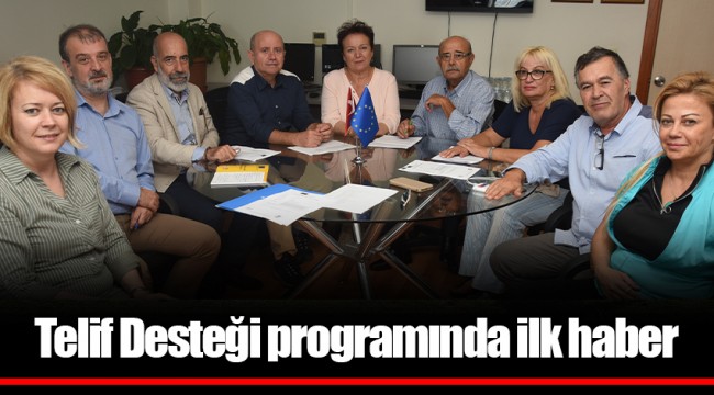 Telif Desteği programında ilk haber