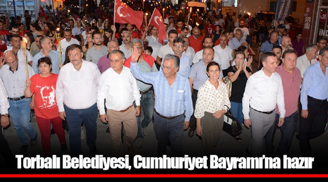 Torbalı Belediyesi, Cumhuriyet Bayramı’na hazır