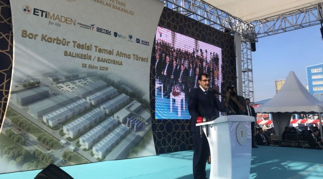 Türkiye’nin ilk bor karbür tesisinin temeli atılıyor: Dünya bor karbürünün yüzde 8’i üretilecek
