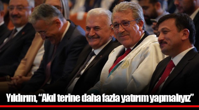 Yıldırım, “Akıl terine daha fazla yatırım yapmalıyız”