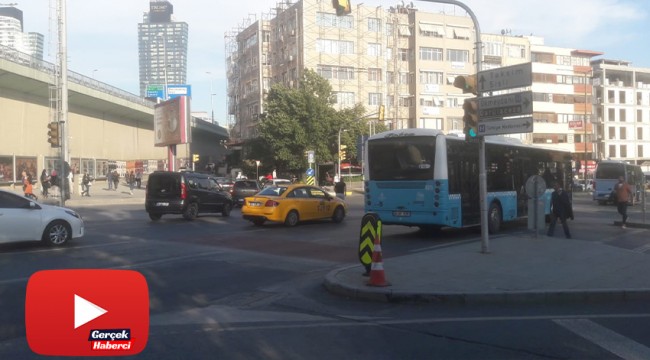 Yürekleri ağza getiren kaza kamerada