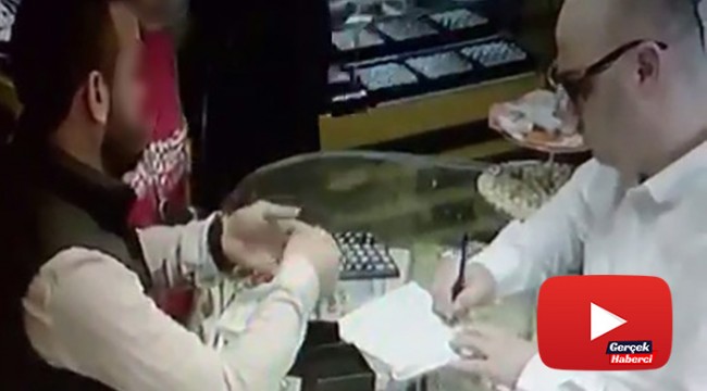 3 gün önce evlendi, Mehir bahanesiyle kuyumcuyu 65 bin lira dolandırmaya kalktı