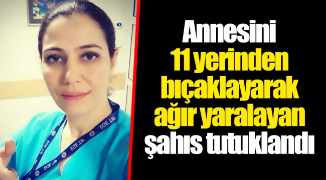 Annesini 11 yerinden bıçaklayarak ağır yaralayan şahıs tutuklandı