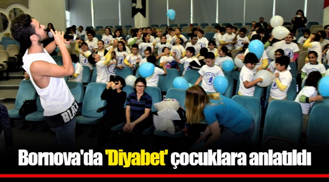 Bornova'da 'Diyabet' çocuklara anlatıldı