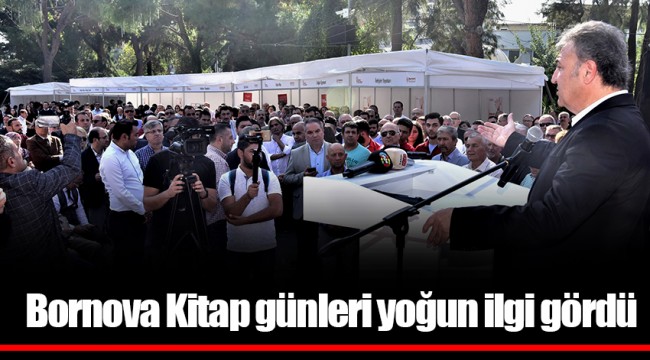 Bornova Kitap günleri yoğun ilgi gördü