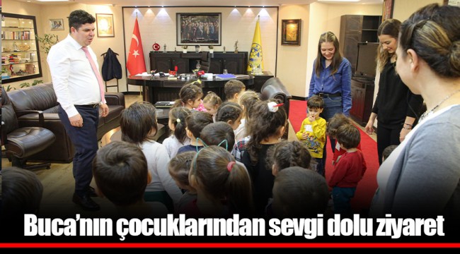Buca’nın çocuklarından sevgi dolu ziyaret