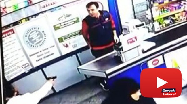Çanakkale'deki silahlı soygun kameralara yansıdı