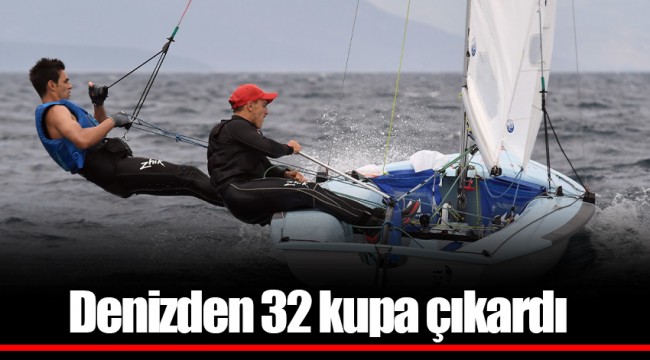 Denizden 32 kupa çıkardı