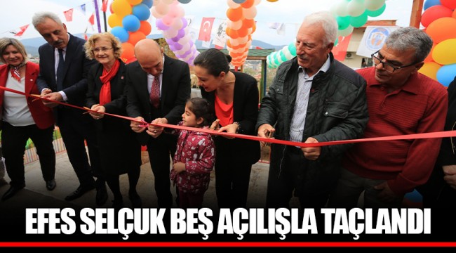 EFES SELÇUK BEŞ AÇILIŞLA TAÇLANDI