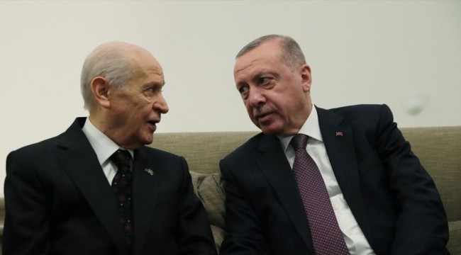 Erdoğan, Bahçeli ile görüştü