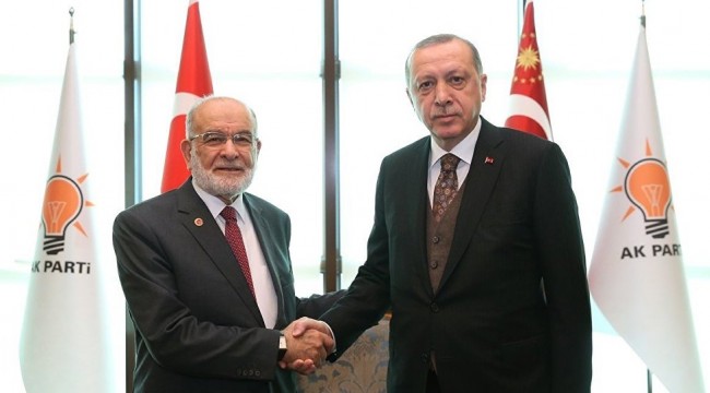 Erdoğan'dan Karamollaoğlu'na tebrik mesajı