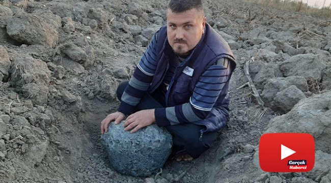 Evin bahçesine 50 kiloluk göktaşı düştüğü iddiası