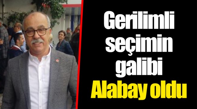 Gerilimli seçimin galibi Alabay oldu