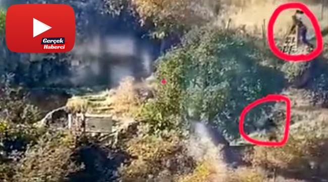 Harput'taki definecilere şok baskın, o anlar kamerada
