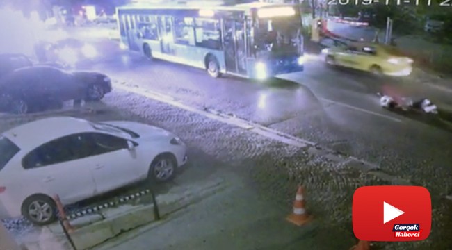 İstanbul’da halk otobüsü dehşeti kamerada