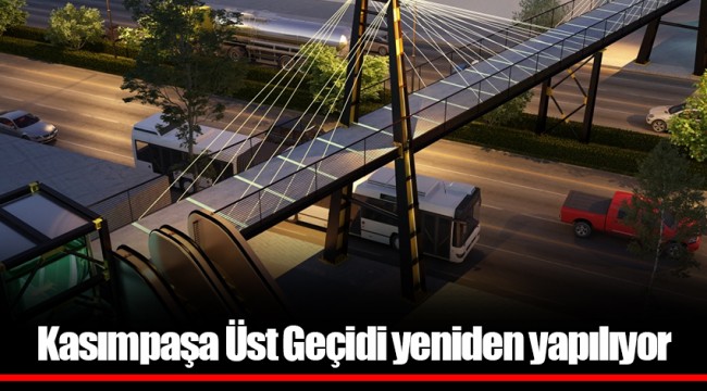 Kasımpaşa Üst Geçidi yeniden yapılıyor