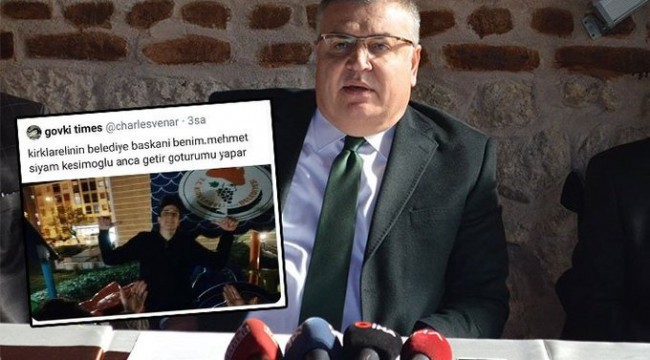 Kırklareli Belediye Başkanı Kesimoğlu: Peki bundan şeyin haberi var mı, mesela benim?